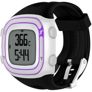 Voor Garmin Forerunner 10 / 15 vrouwelijke stijl siliconen sporthorlogeband