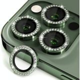 Voor iPhone 14 Pro / 14 Pro Max ENKAY AR Anti-reflectie Individuele diamanten ring Cameralens Glas Volledige film