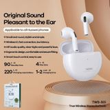 Remax TWS-50i Bluetooth 5.1 True Wirelss Stereo Music Bluetooth Earphone(White)