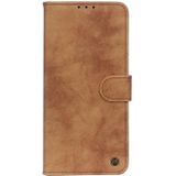 For Motorola Moto E7 Power (2021) Antelope Texture Magnetic Buckle Horizontal Flip PU Leather Case with Card Slots & Wallet & Holder(Brown)
