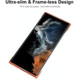 Voor Samsung Galaxy S22 Ultra 5G Enkay Matte Frameloze Hard PC Case (Oranje)