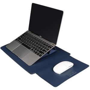 PU06 3 in 1 PU Multifunctional Laptop Bag  Size:14.1-15.4 inch(Sapphire Blue)