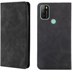 Voor BlackView A70 Skin Feel Magnetic Horizontal Flip Leather Phone Case