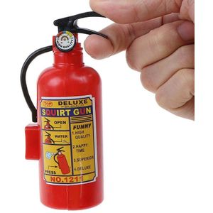 2 stuks DIY water pistool kleine spray kunststof brandblusser kinderen speelgoed  grootte: 4 × 3.8 × 11cm (rood)