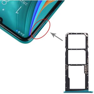 SIM Card Tray + SIM Card Tray + Micro SD Card Tray for Huawei Enjoy 10e / Honor Play 9A (Green)