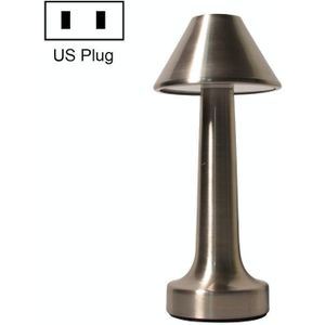 JB-TD001 LED Touch Table Lamp Cafe Restaurant Decoration Night Light  Specificatie: US Plug (Silver)
