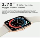 T42 1.7 inch Color Screen Smart Watch  IP67 Waterproof  Support Bluetooth Call/Heart Rate Monitoring/Blood Pressure Monitoring/Blood Oxygen Monitoring/Sleep Monitoring(Gold)