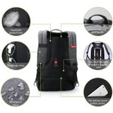 Tigernu Anti-thief Laptop Backpack Travel Backpack with USB Charging Port(Dark Grey)