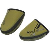 West Fietsen Fiets Rijden Half Palm Winddicht en Warm Lock Shoe Cover  Grootte: XL (Leger Groen)