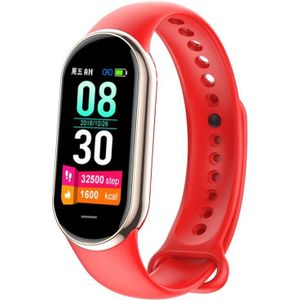 M8 1 14 inch IP68 waterdicht kleurenscherm smartwatch  ondersteuning hartslag / bloeddruk / bloedzuurstof / bloedsuikerbewaking