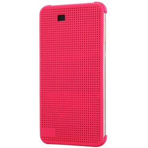 For HTC One E9+ Smart Flip Dot View Case with Sleep and Wake-up Function(Magenta)