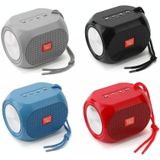 T&G TG196 TWS Subwoofer Bluetooth Speaker With Braided Cord  Support USB/AUX/TF Card/FM(Red)