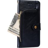 For Google Pixel 6 Pro Zipper Bag Horizontal Flip Leather Phone Case with Holder & Card Slots & Lanyard(Black)