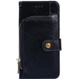 For Google Pixel 6 Pro Zipper Bag Horizontal Flip Leather Phone Case with Holder & Card Slots & Lanyard(Black)