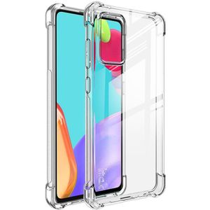 For Samsung Galaxy A72 5G IMAK All-inclusive Shockproof Airbag TPU Case with Screen Protector(Transparent)