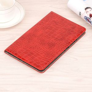 Crocodile Texture Horizontal Flip Leather Case with Holder & Card Slots & Wallet for Huawei MediaPad M6 8.4 2019(Red)