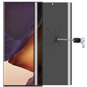 For Samsung Galaxy Note20 Ultra 9H 3D Curved Anti-peeping Full Screen Tempered Glass Film