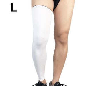 Professional Outdoor Sports Basketball Football Knee Pads Warm Compression Leg Protectors  Size: L