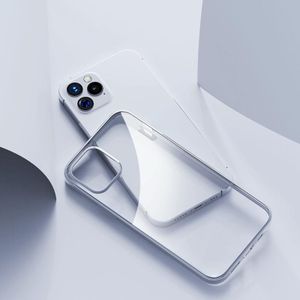 For iPhone 12 / 12 Pro ROCK Shockproof Electroplating TPU Protective Case(Silver)