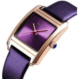 SKMEI 1432 Ladies Fashion Watch Matte Waterproof Quartz Watch(Purple)