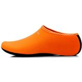 Yoogan 2 paren Unisex outdoor anti slip strand sokken voor zwemmen duiken Snorkelen  schoenmaat: XXL (42-44) (oranje)