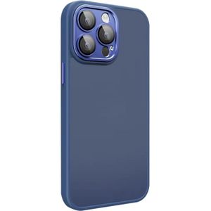 Voor iPhone 13 Pro Max All-inclusive TPU Edge acryl achterkant telefoonhoes met lensfilm