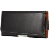 5.5 inch Sheepskin Texture Universal Rotatable Horizontal Style Leather Case with Belt Hole for Galaxy Note 3 / Note 2 / i9220(Black)