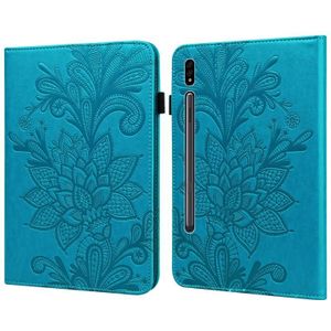 Kant bloem embossing patroon lederen tablet case voor Samsung Galaxy Tab S8