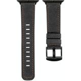 Retro lederen horlogeband voor Apple Watch Series 7 45 mm / 6 & SE & 5 & 4 44mm / 3 & 2 & 1 42 mm