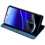 For Motorola Moto G42 4G Skin Feel Magnetic Horizontal Flip Leather Phone Case(Blue)