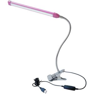 USB Clip Lamp Student Oogbescherming LED Dimbare Bureaulamp (Paars)