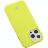 Goosspery Jelly TPU Fluorescentie Schokbestendig en Krascase voor iPhone 13 Pro MAX (LIME)