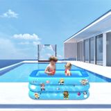 Huishouden Binnen- en Buitenluchtinig Patroon Baby Square Opblaasbare Zwembad  Grootte:120 x 85 x 35cm