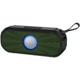 New Rixing NR-9012 Bluetooth 5.0 Portable Outdoor Wireless Bluetooth Speaker(Green)