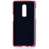 Paste Skin + PC Thermal Sensor Discoloration Case for One Plus 6(Black red)