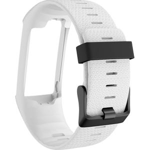 For POLAR A360 & 370 Textured Watch Strap(White)