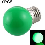 10 PCS 2W E27 2835 SMD Home Decoration LED Light Bulbs  DC 24V (Green Light)