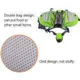 Self-Portable Backpack For Dogs Out Of The Backpack Breathable Mesh Pet Bag  Specification: S(Green)