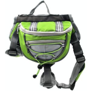 Self-Portable Backpack For Dogs Out Of The Backpack Breathable Mesh Pet Bag  Specification: S(Green)