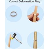 2 PCS Ring Measurement Tool Ring Formation Repair Correction Adjustment Tools Style: Golden Rod