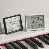 8218 Dunne en lichte magnetische wandgemonteerde LCD-temperatuur Elektronische digitale klok