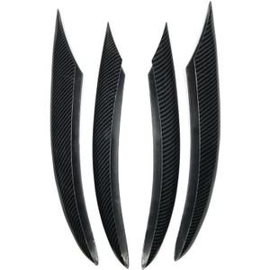 Car Air Inlet Grille Decoration Sticker Strip for Mercedes-Benz C Class C180L/C260L/C300L (Carbon Fiber Black)