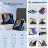 Voor iPad 10.2 2021 / 2020 / 2019 Mutural Deformation Stand Smart lederen tablethoes