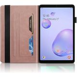 For Samsung Galaxy Tab A 8.0 (2019) T290 Life Tree Series Horizontal Flip Leather Case with Holder & Card Slots & Pen Slot(Rose Gold)