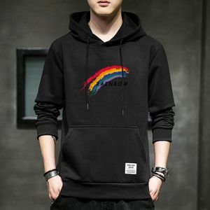 Mannen Ronde hals Lange mouwen Hoodie (Kleur: Zwart Maat: XL)