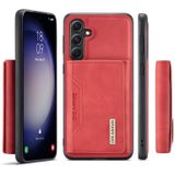 For Samsung Galaxy S23 FE 5G DG.MING M2 Series 3-Fold Multi Card Bag + Magnetic Phone Case(Red)
