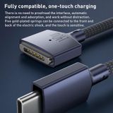 140 W USB-C / Type-C naar MagSafe 3 nylon gevlochten magnetische oplaadkabel  lengte: 2 m