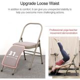 Coach Type multifunctionele opvouwbare yoga hulpstoel  dubbele balk + lendensteun