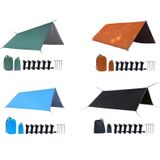 Outdoor Camping Supplies Multifunctional Camping Sunshade Waterproof And Moisture-Proof Mat Ultra-Light Sky Size: 300 x 300cm (Black)