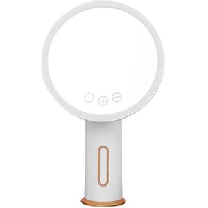 Smart LED Desktop Makeup Mirror with Fill Light  White Light (White)